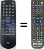Télécommande équivalente Seg VCR5361