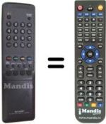 Télécommande équivalente Sharp RRMCG1032BMSA