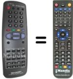 Télécommande équivalente Sharp RRMC-GA006WJSA