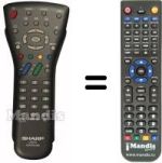 Télécommande équivalente GA323WJSB