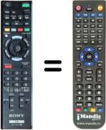 Replacement remote control RM-YD073