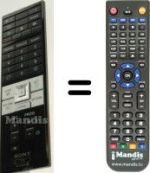 Télécommande équivalente Sony XEL-1