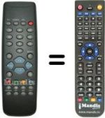 Télécommande équivalente Sinudyne 42000