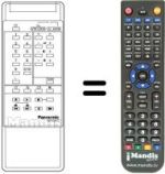 Replacement remote control Panasonic TNQ8E0418