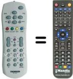 Télécommande équivalente Thomson 21655620