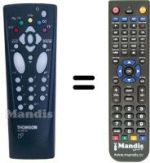 Télécommande équivalente Thomson 37MH41E