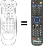 Télécommande équivalente Sinudyne 10300A