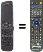 Replacement remote control Panasonic VEQ1957