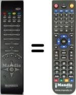 Télécommande équivalente Telefunken TE19822B11