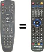 Télécommande équivalente RC3100DV
