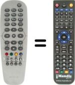Télécommande équivalente Philips DSR200 / 00