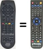 Replacement remote control Sharp LC32LE630E