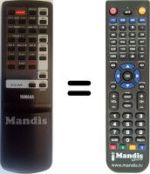 Télécommande équivalente Yamaha AX380