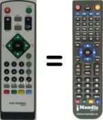 Replacement remote control Metronic ZAP BOX SINGLE4.0-441518