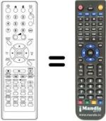 Télécommande équivalente NordMende NMHT1591SE