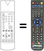 Télécommande équivalente Technisat TECHNIBOXCAM1