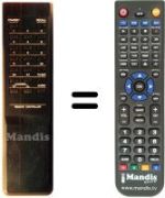 Télécommande équivalente Amstrad SRD400
