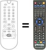 Télécommande équivalente Pace MSS228