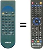 Télécommande équivalente Thomson ASR08T