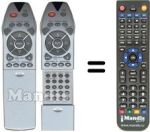 Replacement remote control Manhattan MT2510S
