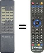 Télécommande équivalente Pace MSP990