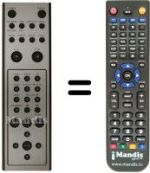 Télécommande équivalente Amstrad DXS3500
