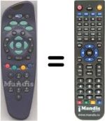Replacement remote control RC1600 / 00