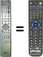 Télécommande équivalente LG RH199HS