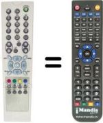 Replacement remote control DIGIQUEST MHP 3009
