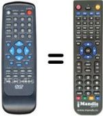 Télécommande équivalente Sansui DB-X21000