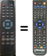 Télécommande équivalente Quadro DR9100CI