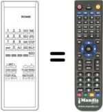 Télécommande équivalente RC0405-D2MAC
