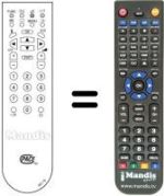 Télécommande équivalente RC16