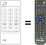 Télécommande équivalente RC300