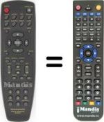 Télécommande équivalente Marantz DV6200