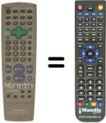 Télécommande équivalente Sharp RRMCG1203AJSA