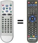 Télécommande équivalente Daewoo 2122