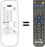 Replacement remote control EMME ESSE SMB1900