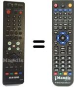 Télécommande équivalente Samsung MF59-00286A