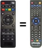 Replacement remote control TVBOX M8S