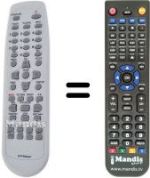 Télécommande équivalente Daewoo DRX370S