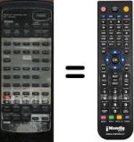 Télécommande équivalente Aiwa RC-TZ93ML