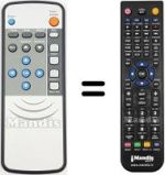 Télécommande équivalente REMCON2226