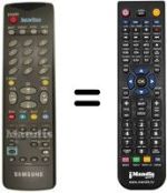 Télécommande équivalente 00006 A