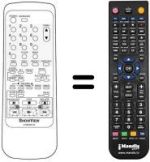 Télécommande équivalente Sinudyne SV 9088