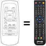 Télécommande équivalente Sinudyne SV 11000