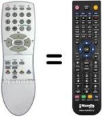 Télécommande équivalente Sinudyne 42 PF 2