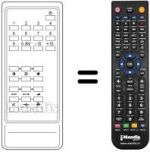Télécommande équivalente LG CLT 2172