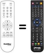 Télécommande équivalente 105-230C