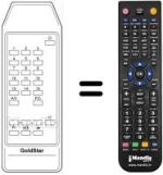 Télécommande équivalente 105-520H